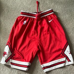 Nike Red and White Basketball Shorts